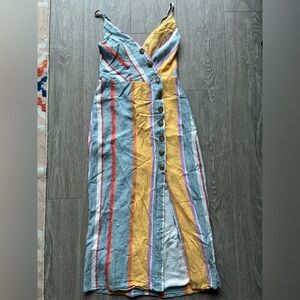 UO linen Button-Down Dress